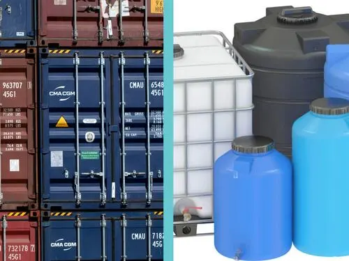 Various tanks, storage solutions, and containers including water tanks, fiberglass tanks, porta cabins, and containers at Starlinks